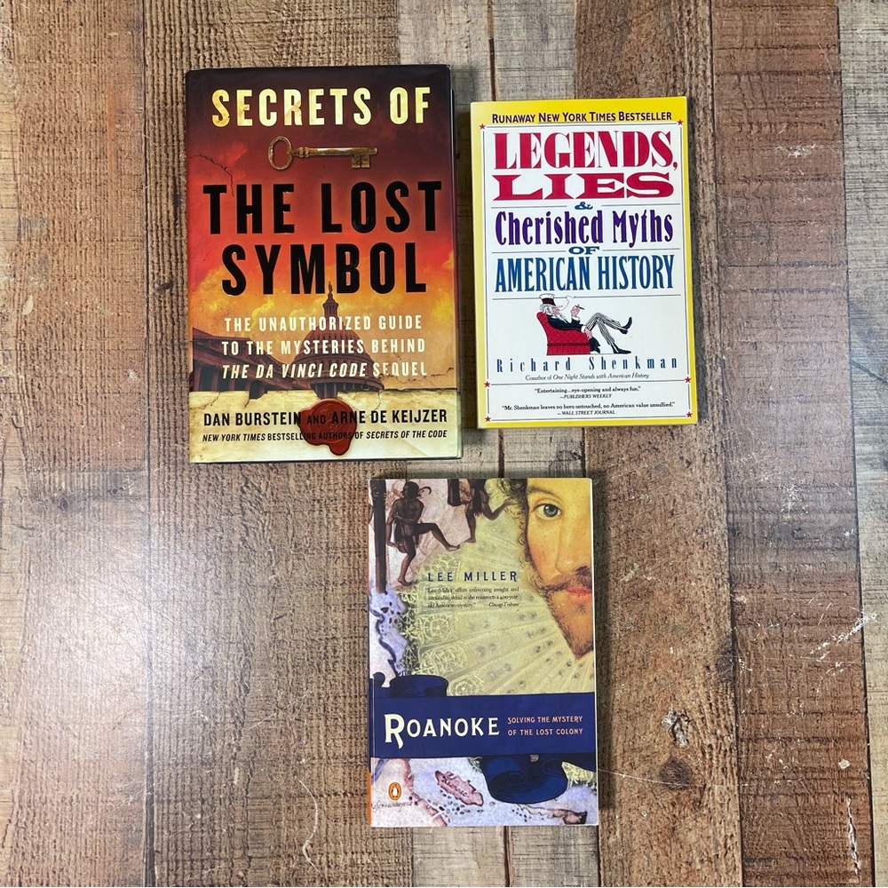 History Nonfiction Mystery Conspiracy Theory Book Bundle Biography True Crime